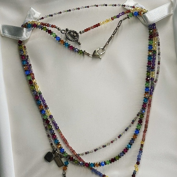 Rainbow Necklaces with Bracelet- New - Picture 5 of 5